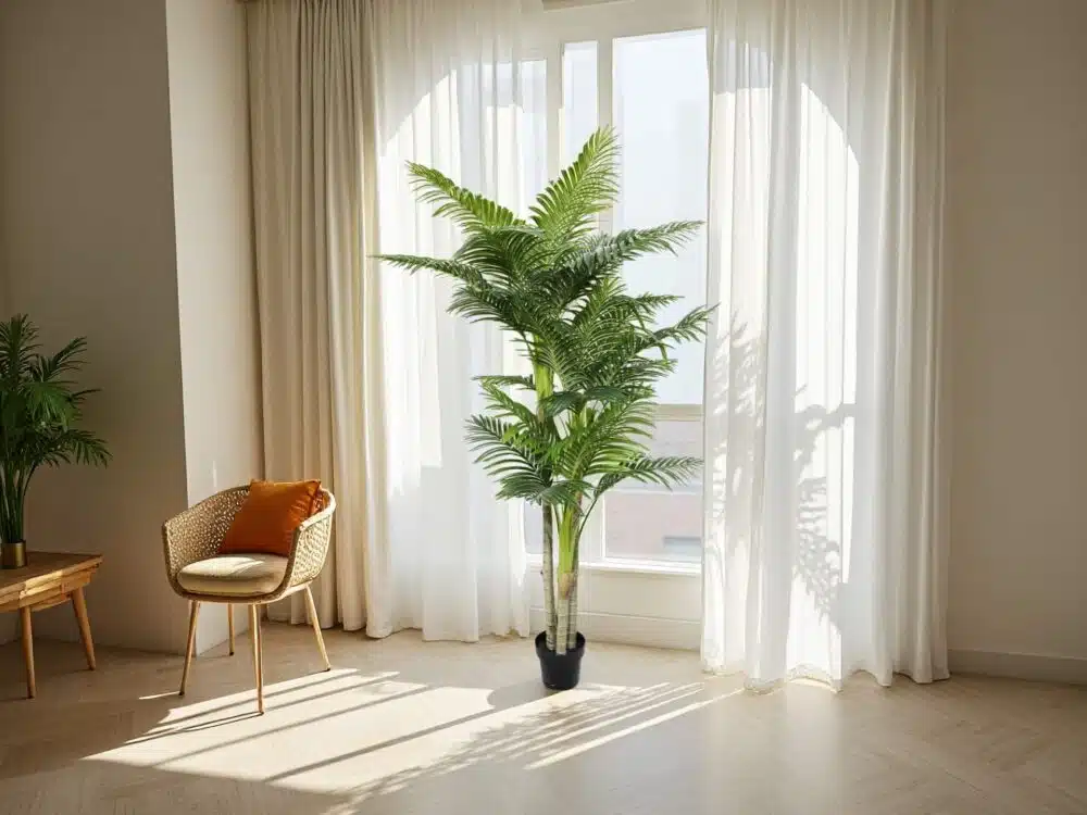 8 ft Artificial palm tree outdoor