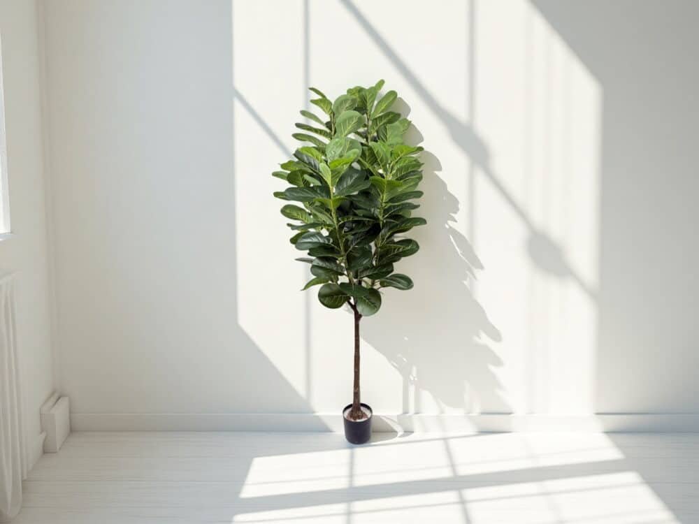 Artificial Fiddle Leaf Fig Tree In Basket