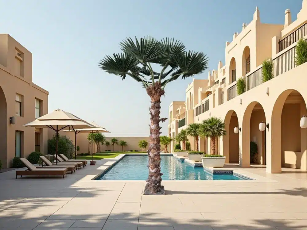 10 ft Artificial palm tree outdoor
