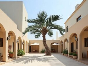15 ft Artificial palm tree outdoor