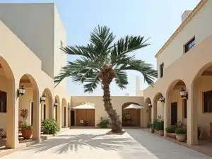 15 ft Artificial palm tree outdoor