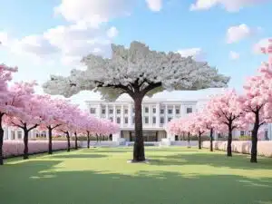 Artificial Cherry Blossom Tree For Wedding Photography