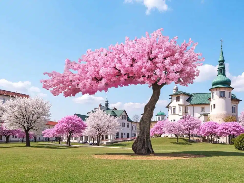 Artificial Cherry Tree For Theme Park