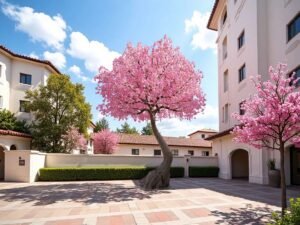 Japanese Garden Cherry Blossom Tree
