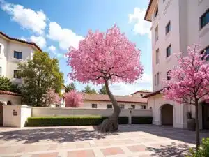 Japanese Garden Cherry Blossom Tree