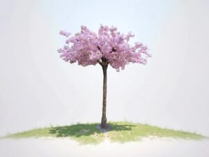 Silk Artificial Cherry Blossom Tree