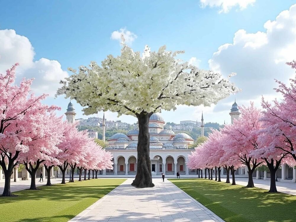 Standalone Cherry Blossom Tree