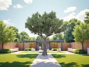 14ft Large Artificial Olive Tree