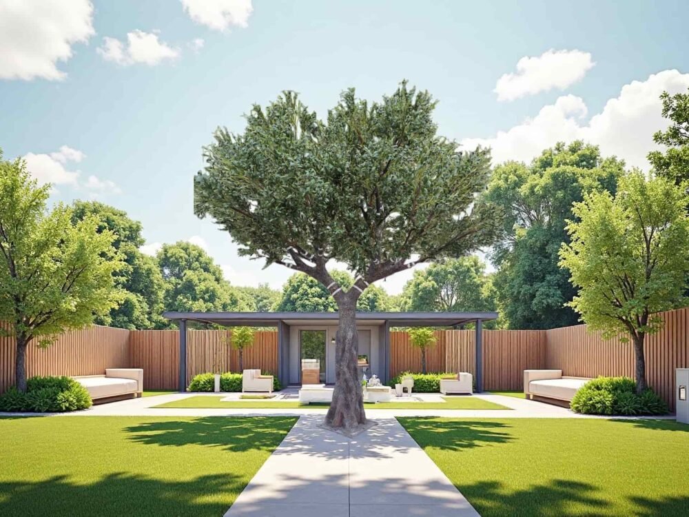 Large Artificial Olive Tree