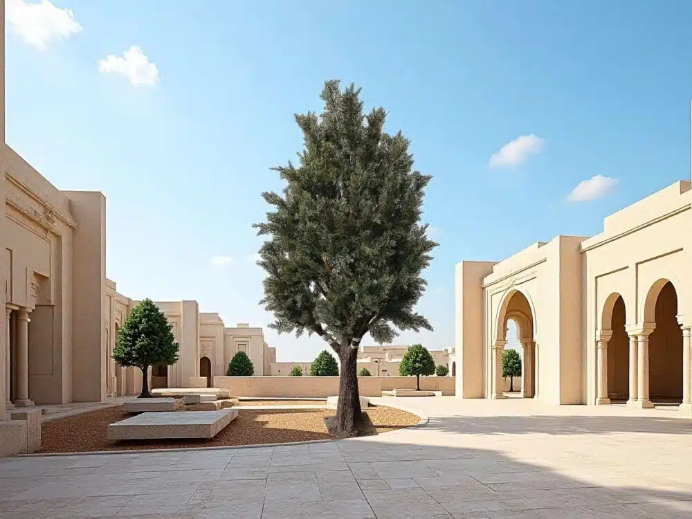 Artificial Pine Tree For Hotel Lobby