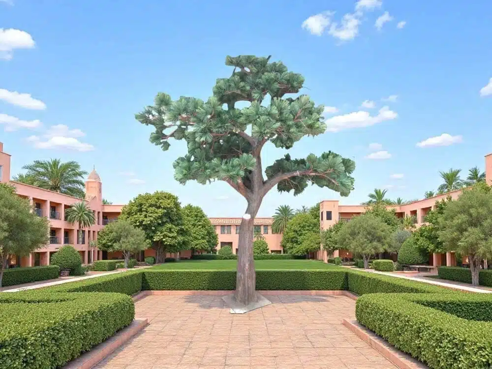 Artificial Pine Tree With Fiberglass Trunk