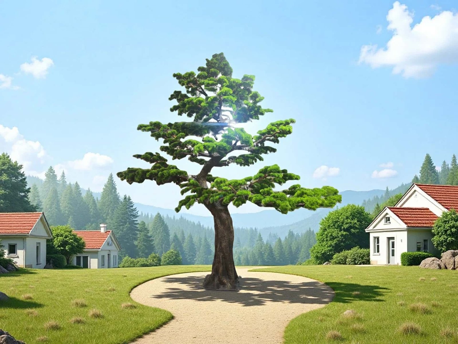 Extra Large Artificial Pine Tree