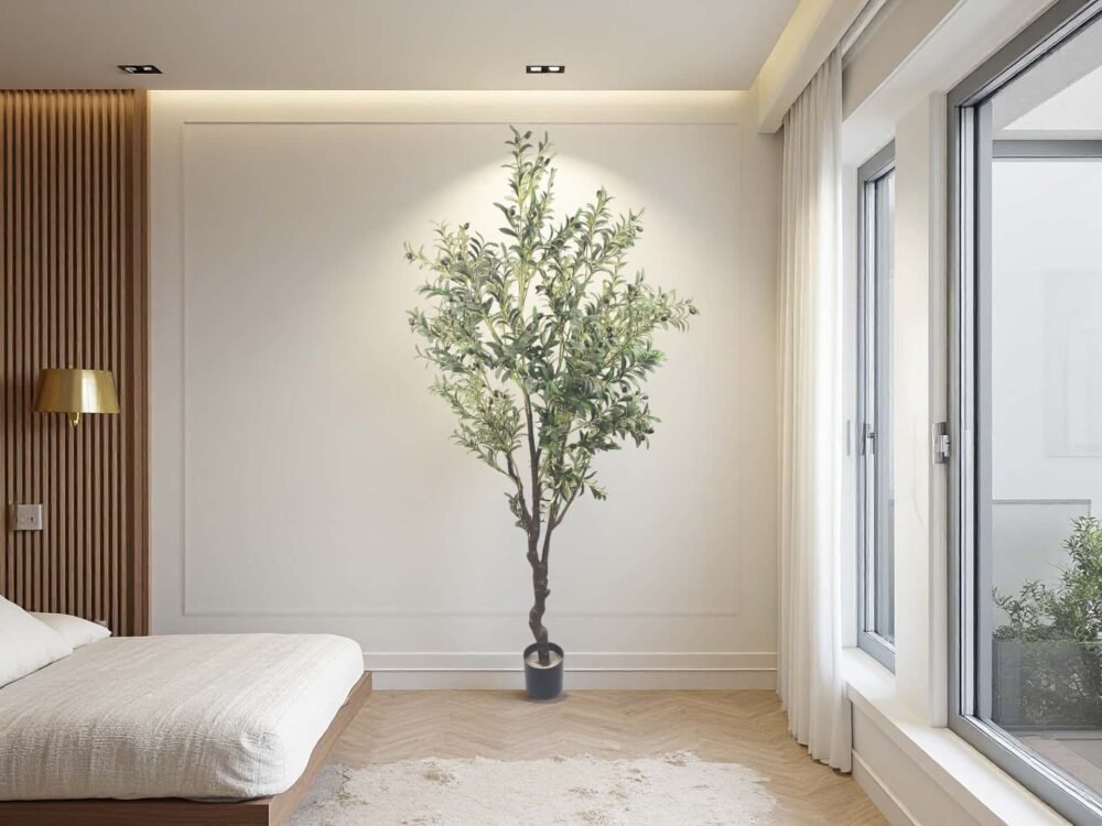 7ft Artificial Olive Tree