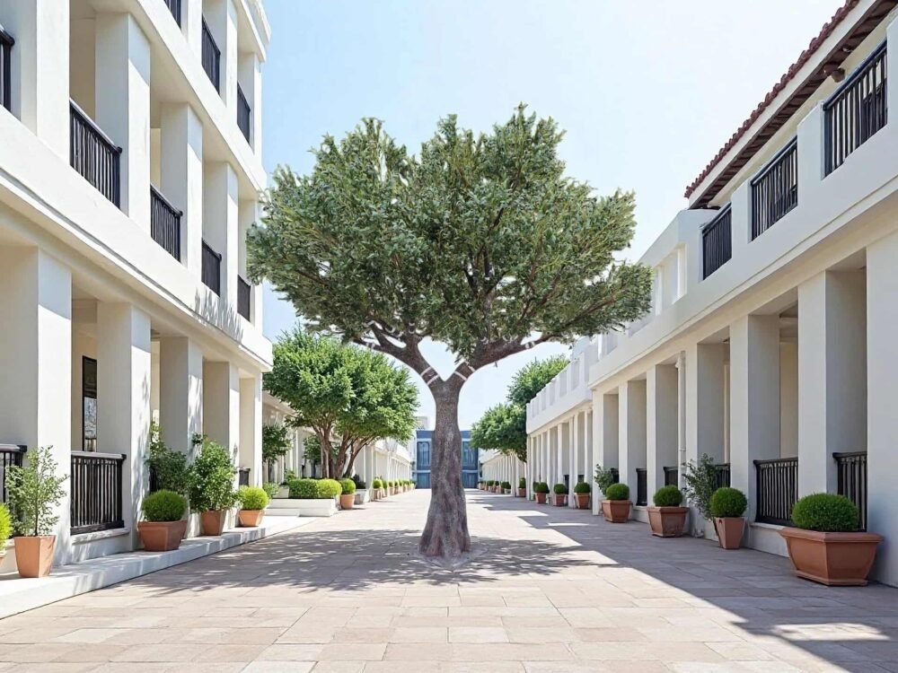 Artificial Olive Tree For Restaurant Decor