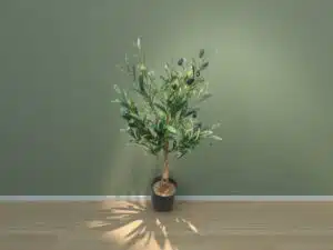 Mini Olive Artificial Bonsai Tree