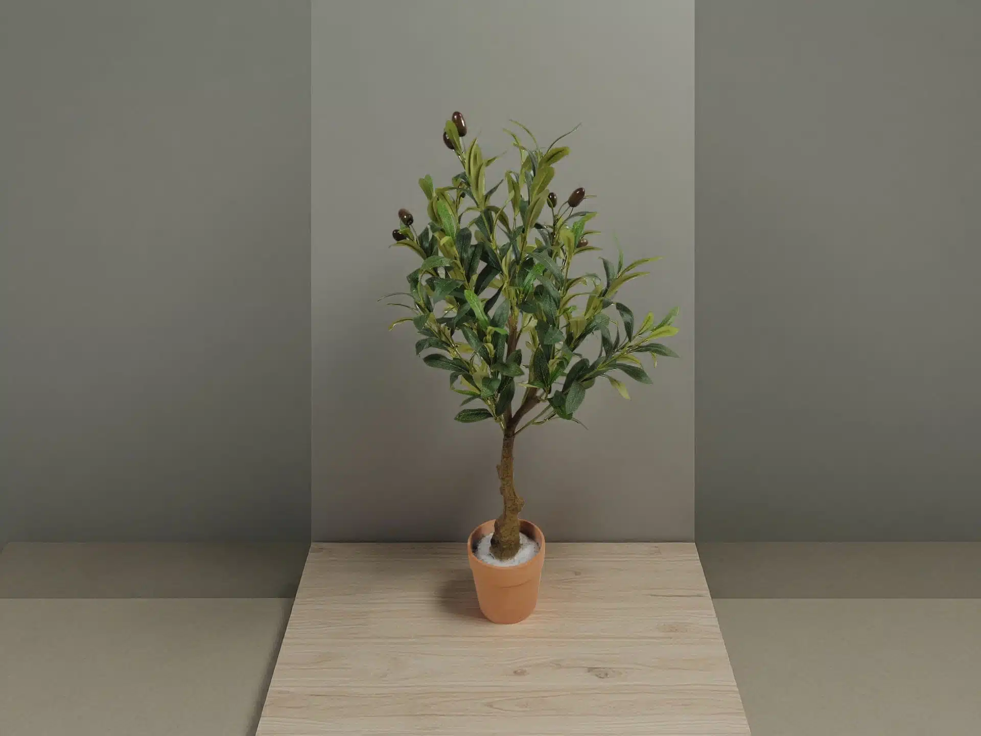 Mini Olive Artificial Bonsai Tree Wholesale - Image 3