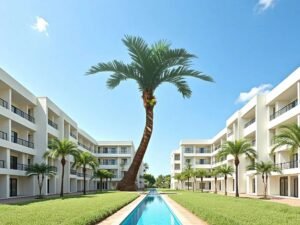 14ft Artificial Coconut Tree