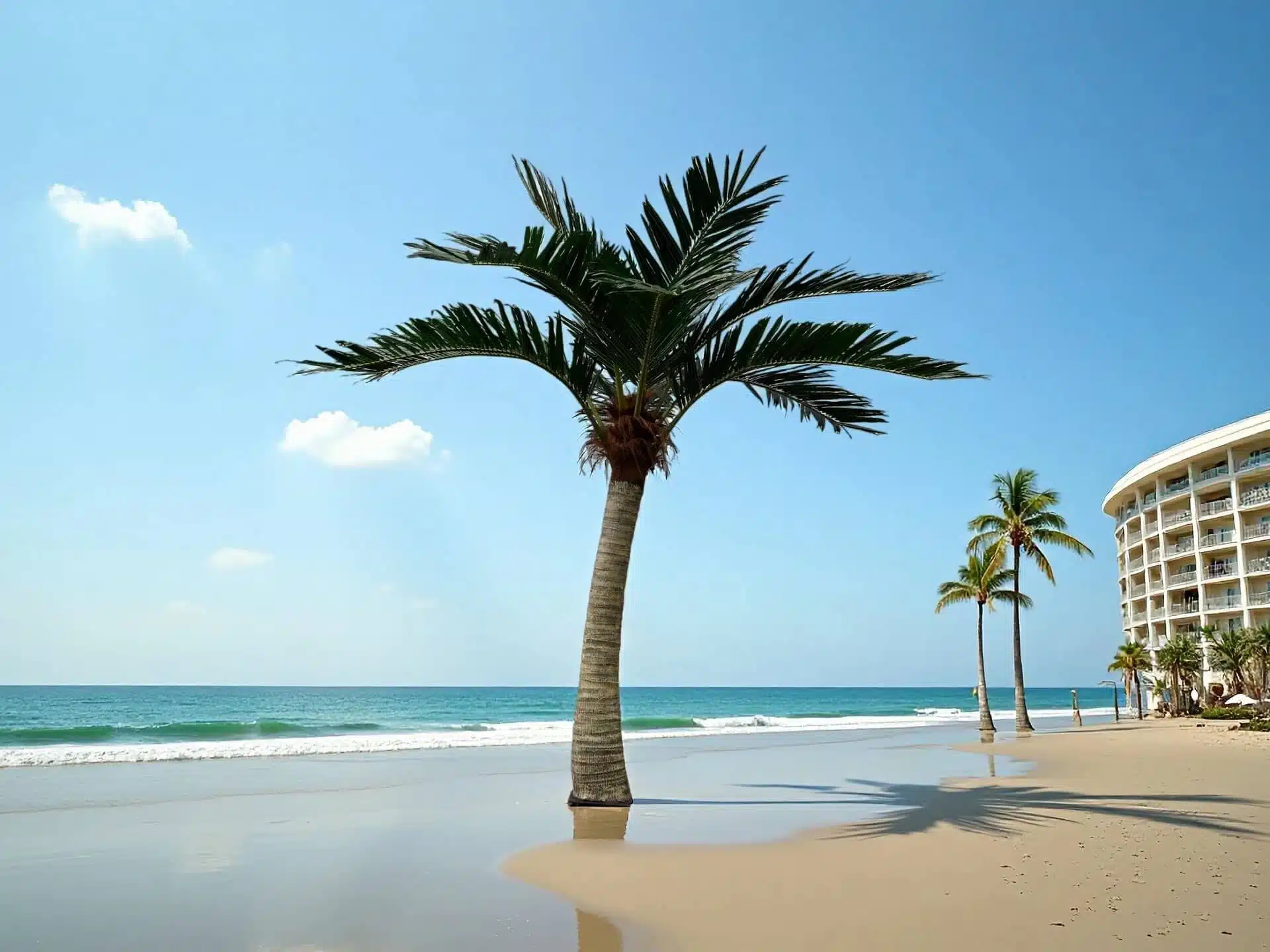 Artificial Coconut Tree With Fiberglass Trunk - Image 3