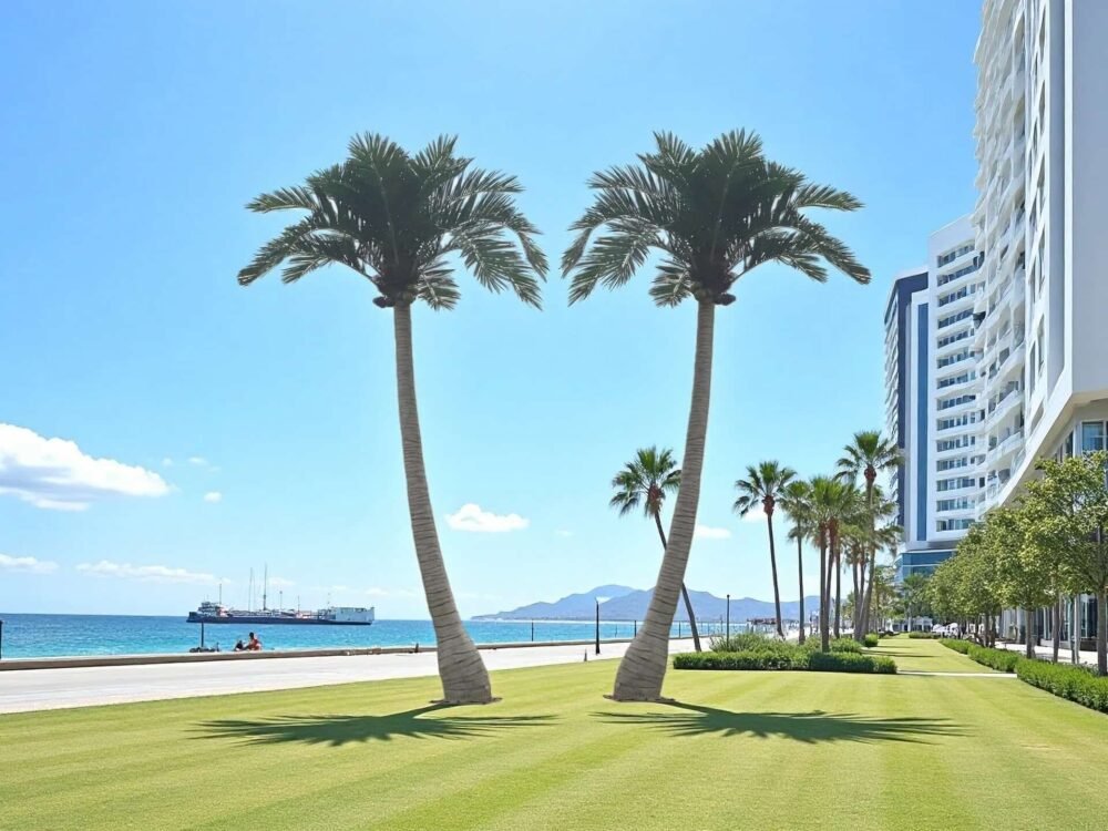 27ft Artificial Coconut Tree