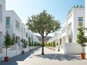 Standalone Artificial Olive Tree