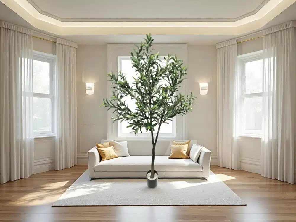 Artificial Olive Tree With Real Timber Trunks