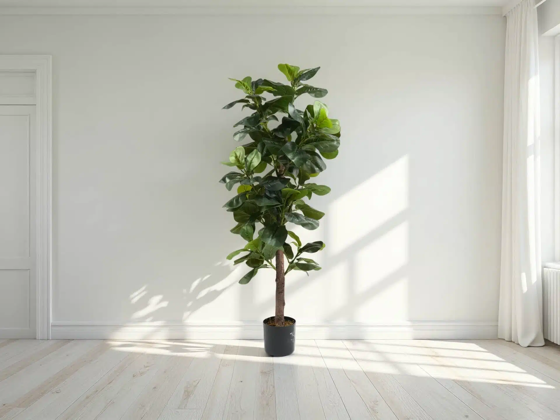 Tall Faux Fiddle Leaf Fig Tree - Image 2