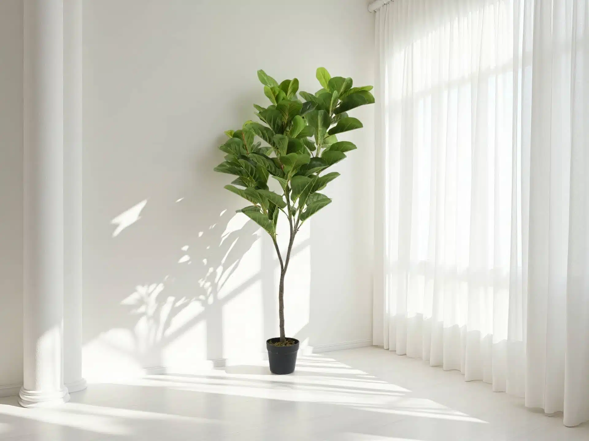 6ft Artificial Fiddle Leaf Fig Tree - Image 3