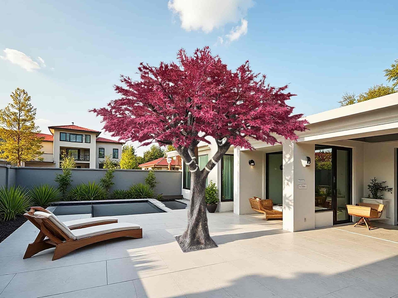 Spring Green Artificial Maple Tree - HRtrees