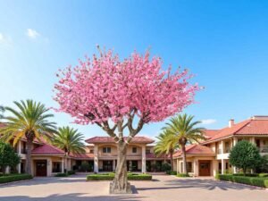 Artificial Peach Tree