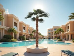 Artificial Palm Tree With Fiberglass Trunk