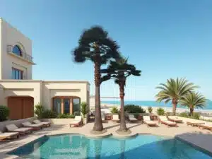 Artificial Palm Tree For Beach Resort
