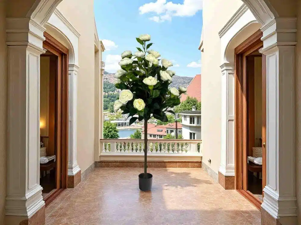 5′ Fall Magnolia Artificial Tree