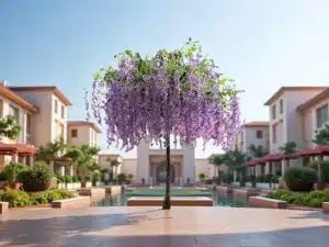 Large Artificial Magnolia Tree