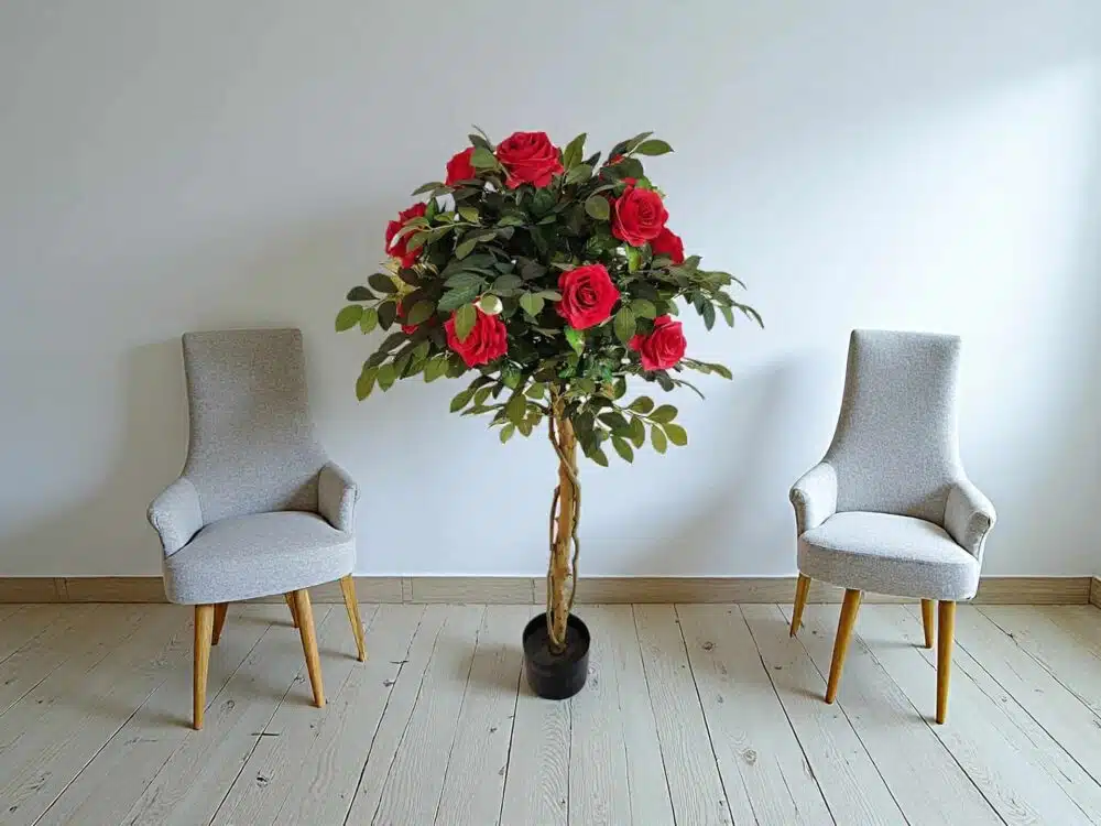 Outdoor Artificial Rose Tree