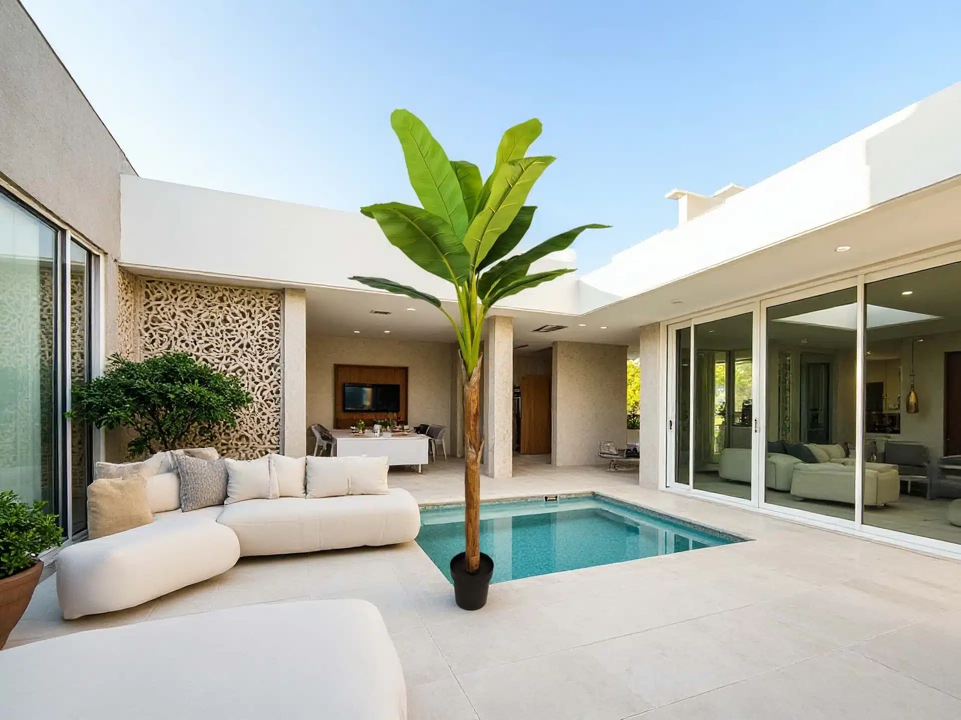 Large Artificial Banana Tree
