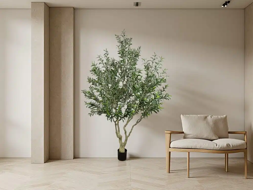 8ft Artificial Olive Tree