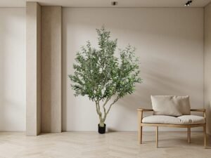 8ft Artificial Olive Tree