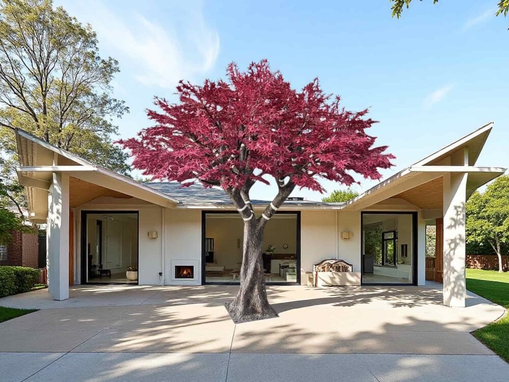 Spring Green Artificial Maple Tree