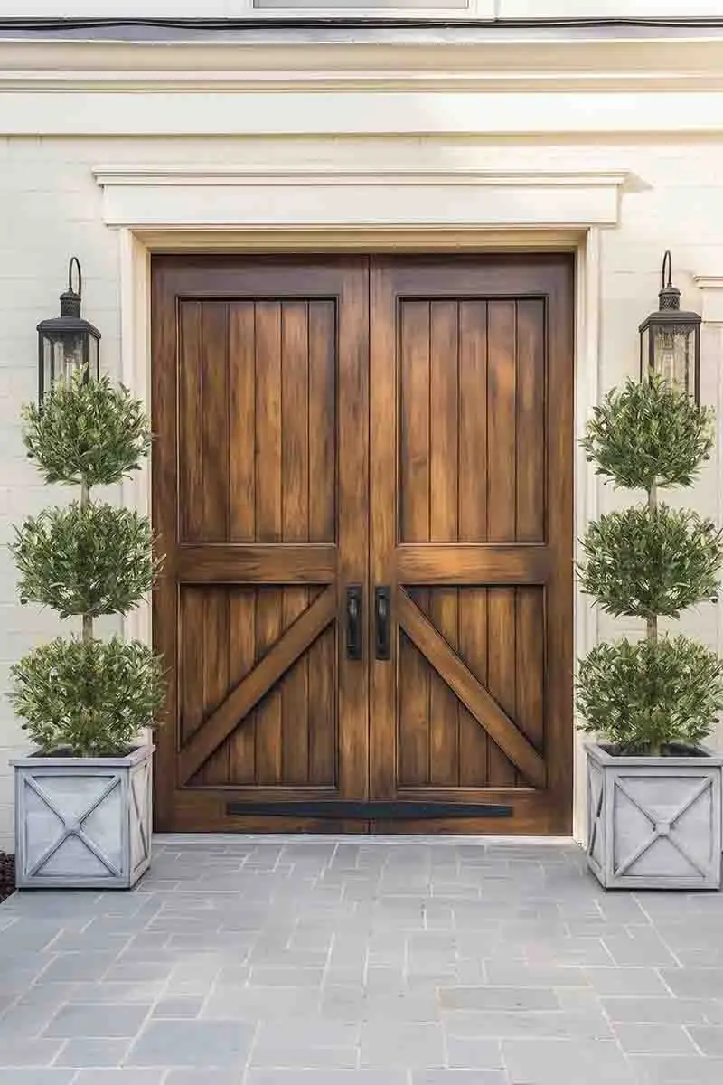 Matching Pair Designer Olive Trees