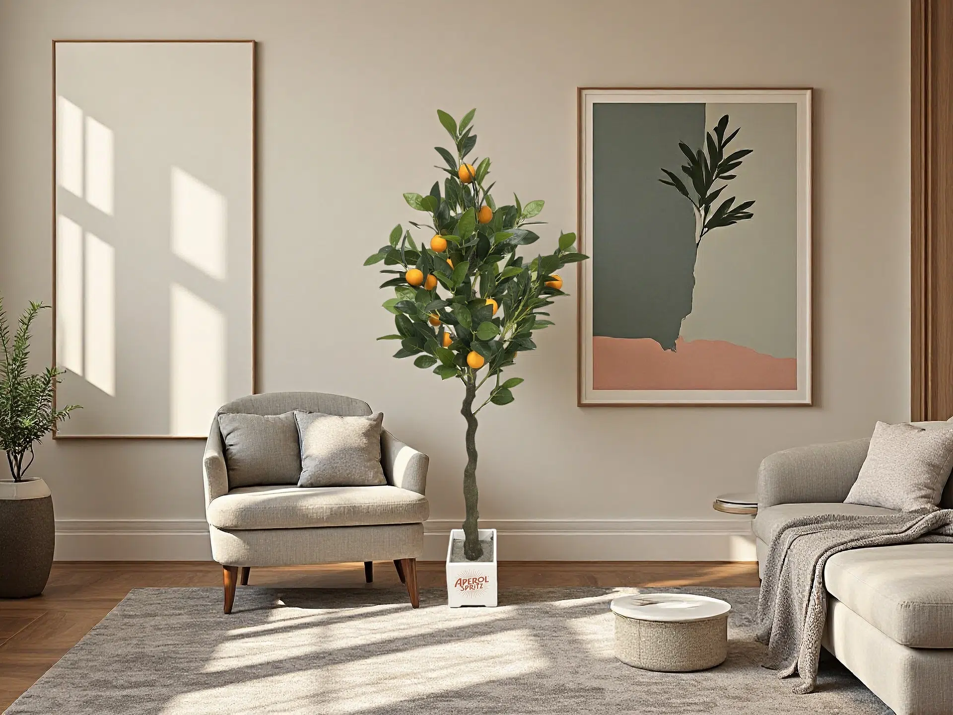 5ft Artificial Lemon Tree