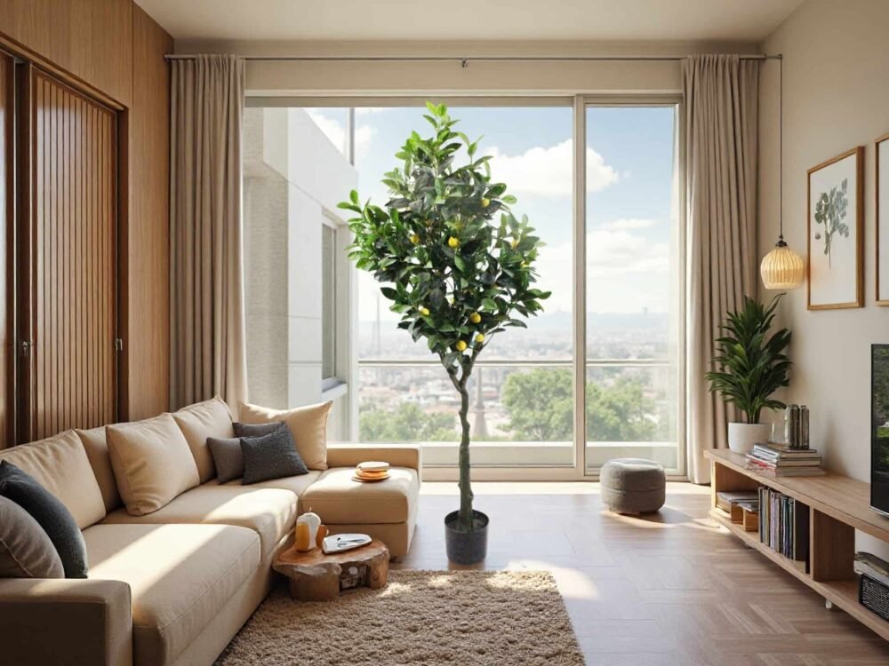 6ft Artificial Lemon Tree