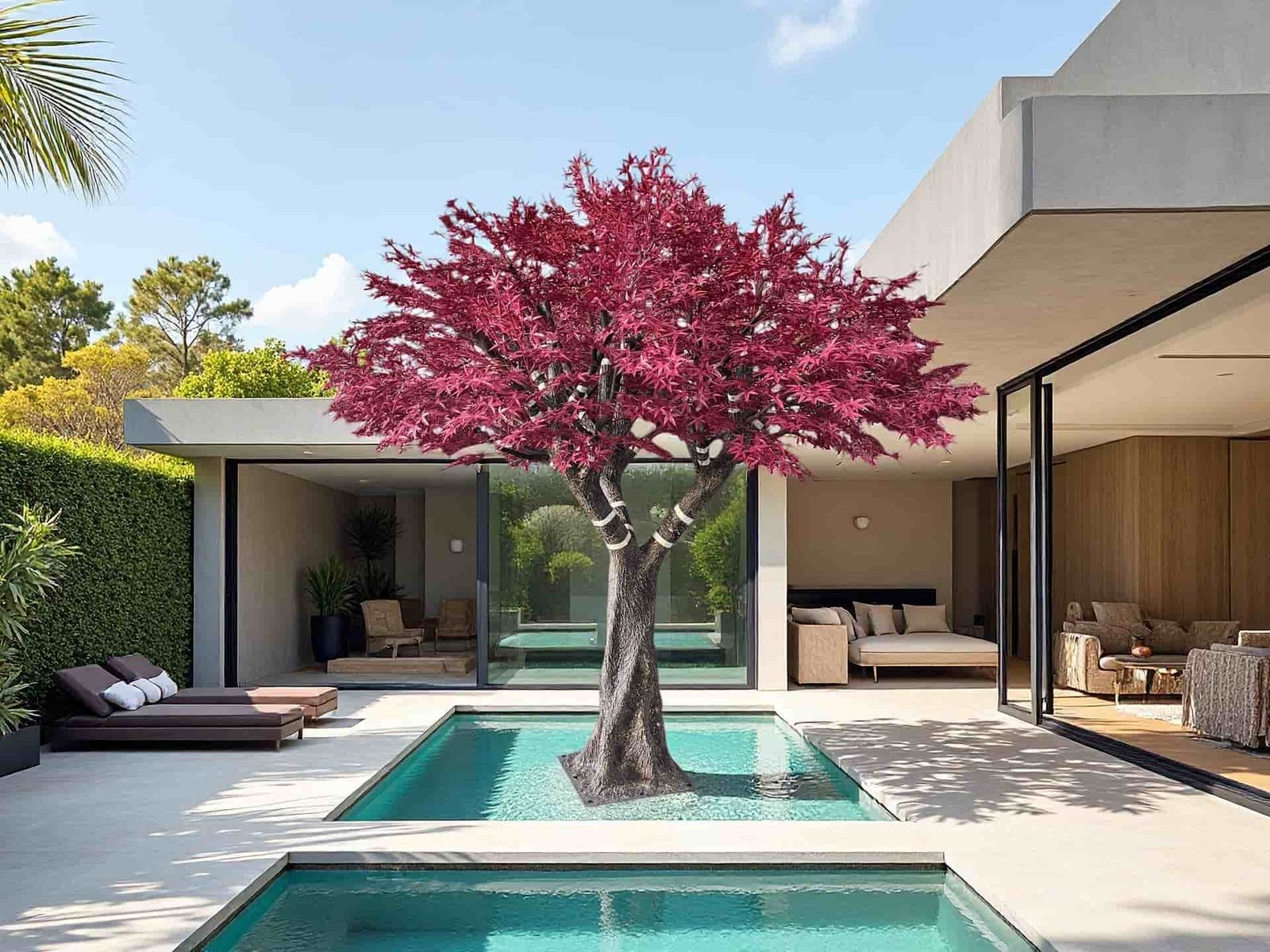 Spring Green Artificial Maple Tree - HRtrees