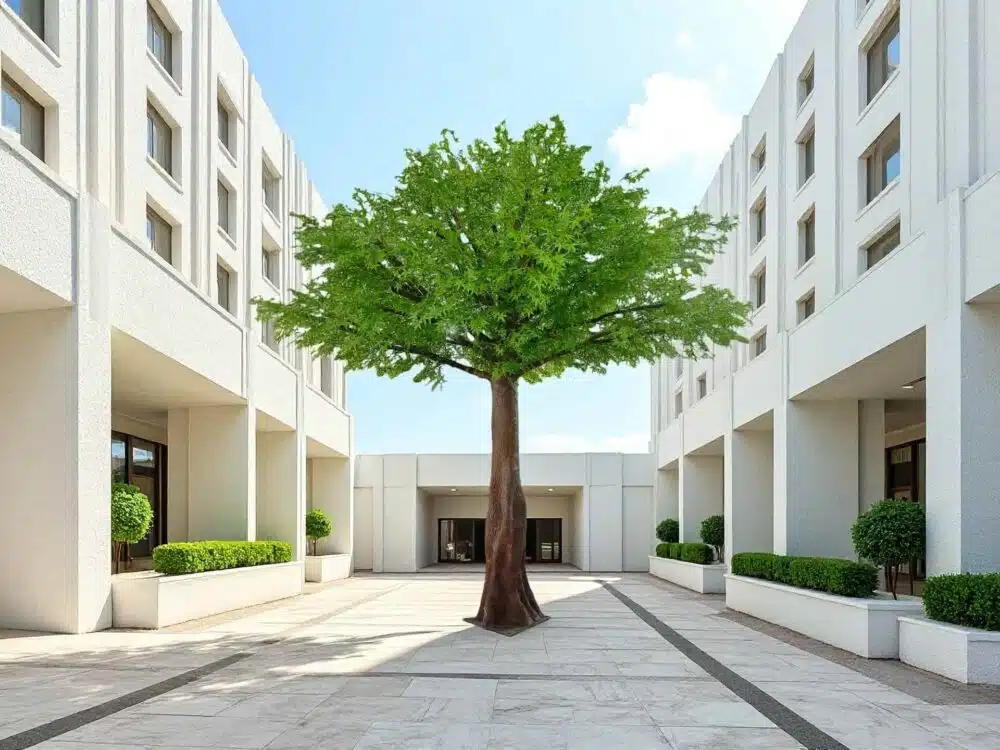 Standalone Artificial Maple Tree
