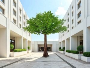 Standalone Artificial Maple Tree
