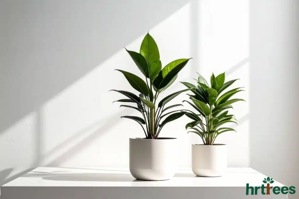 Expensive Fake Plants on countertop