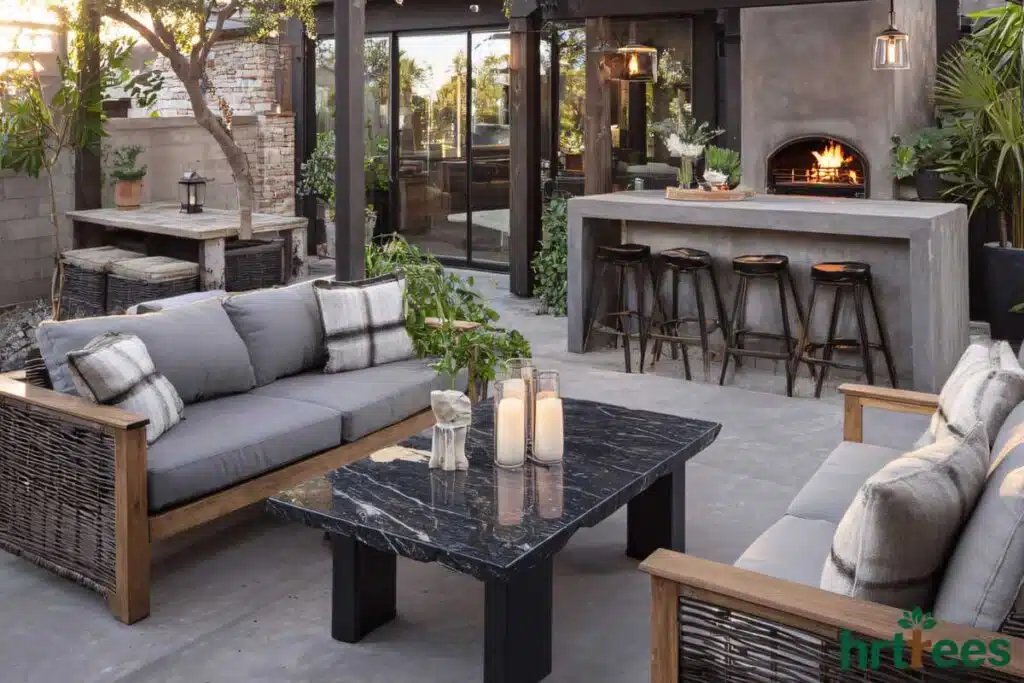 Outdoor Faux Greenery