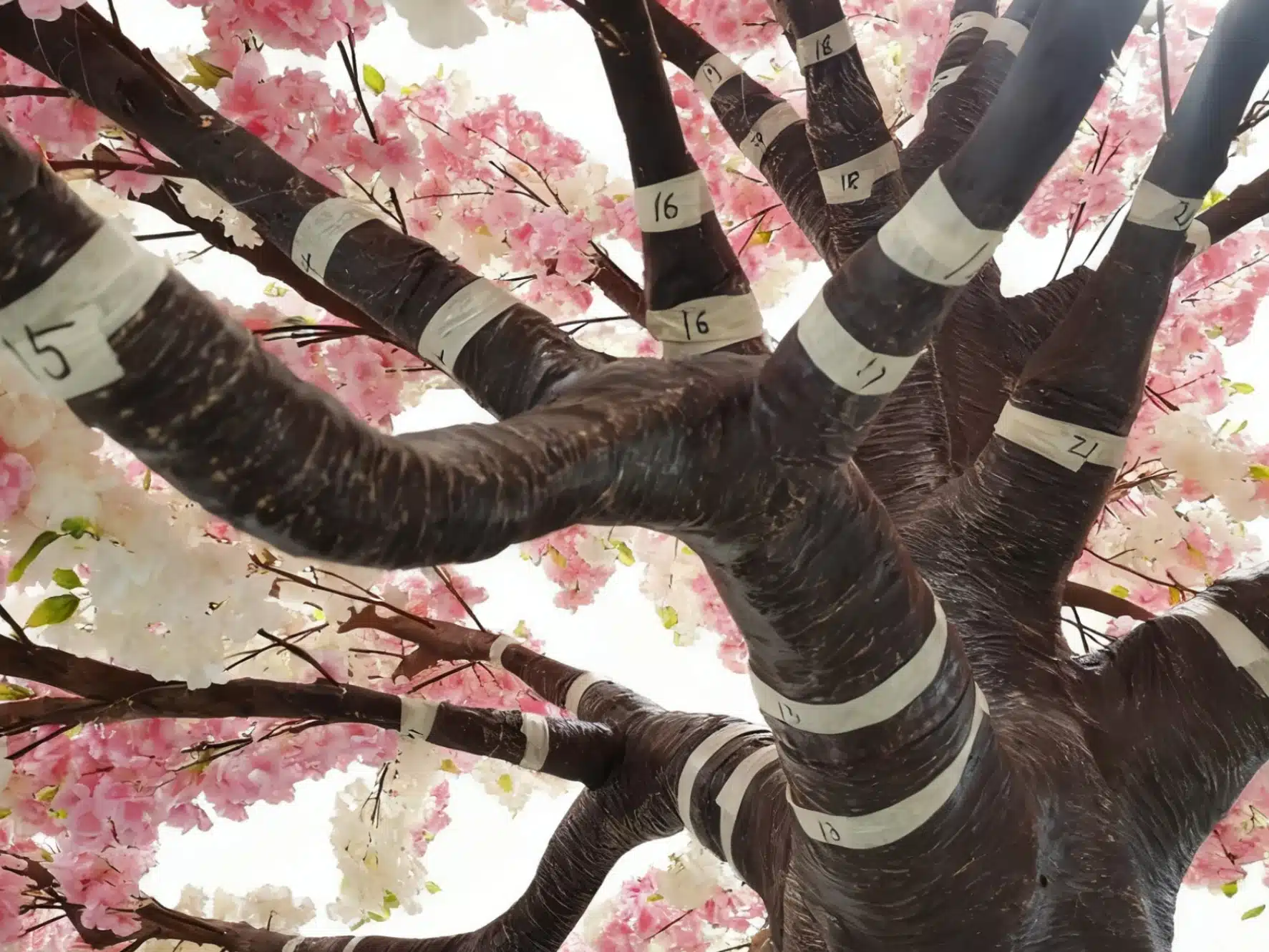 Pink Cherry Blossom Tree Artificial - Image 3