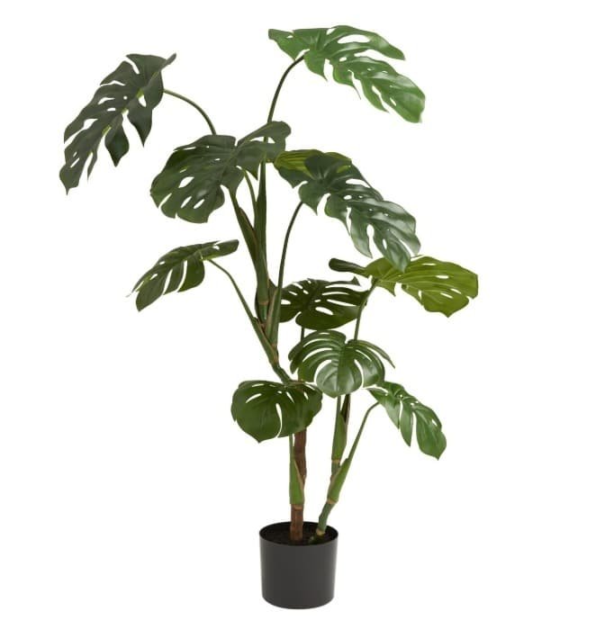 Large-Scale Faux Monstera Deliciosa