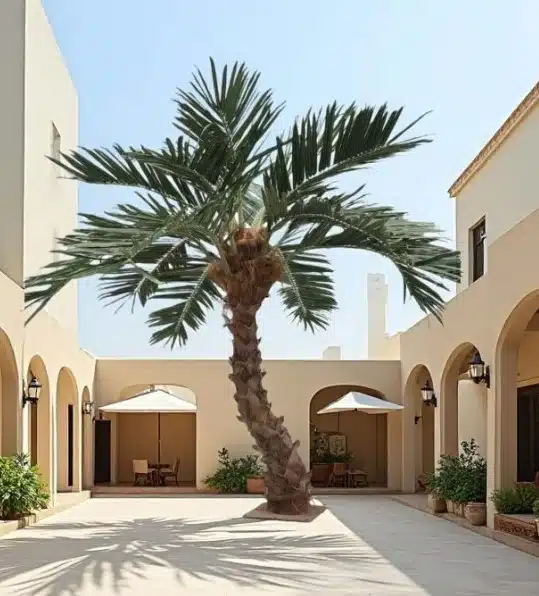 Luxury Artificial Golden Cane Palm Tree