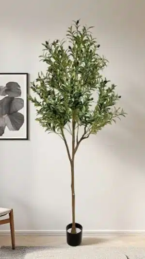 6 ft Slim Profile Tree: Most Realistic Artificial Olive Tree